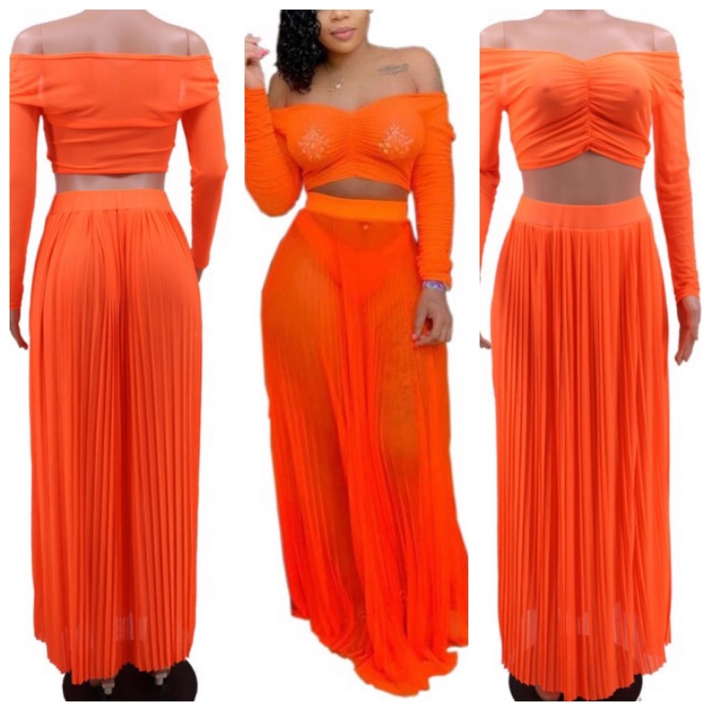Orange crush 2 piece set